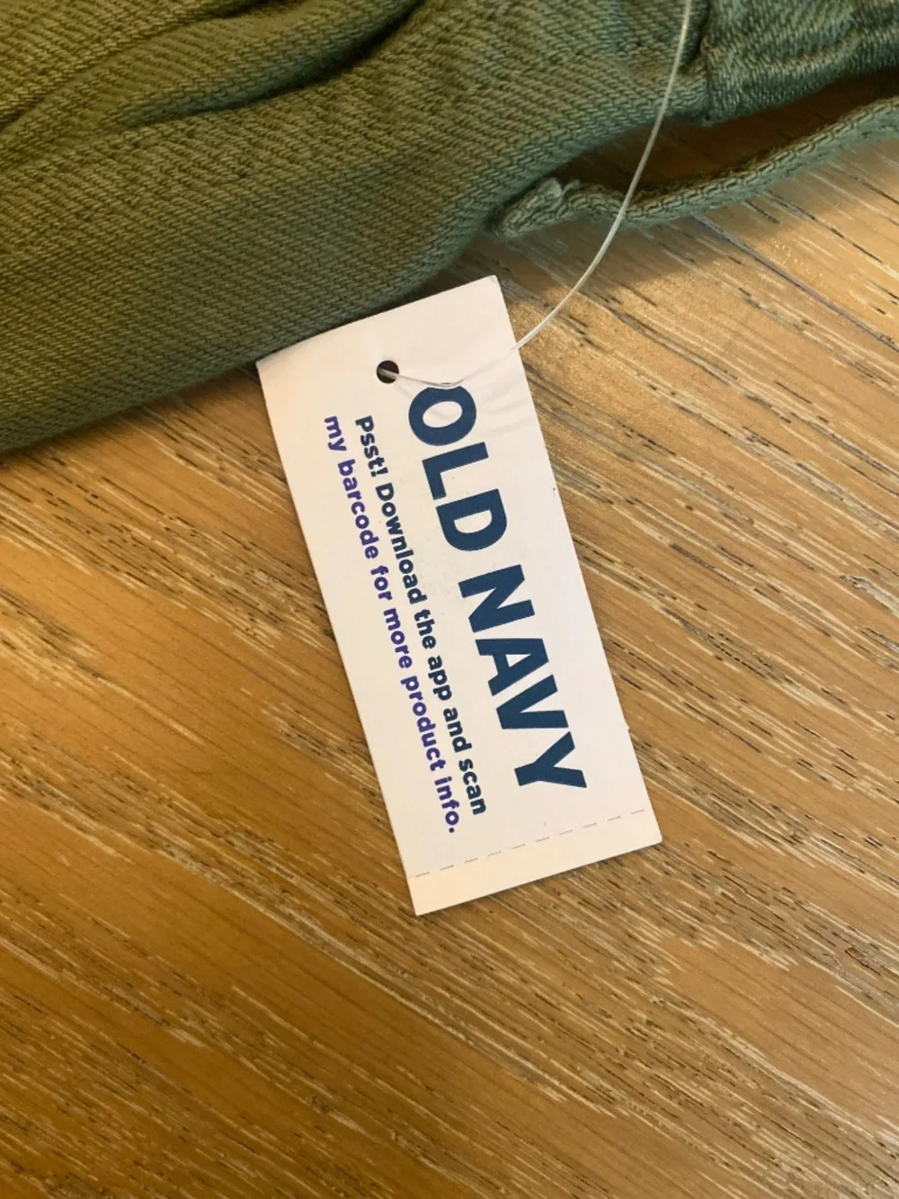 Green jean shorts from old navy